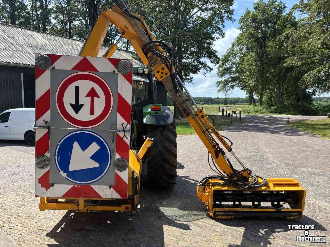 Mowing arm Herder Rapier KH maaiarm met klepelmaaier