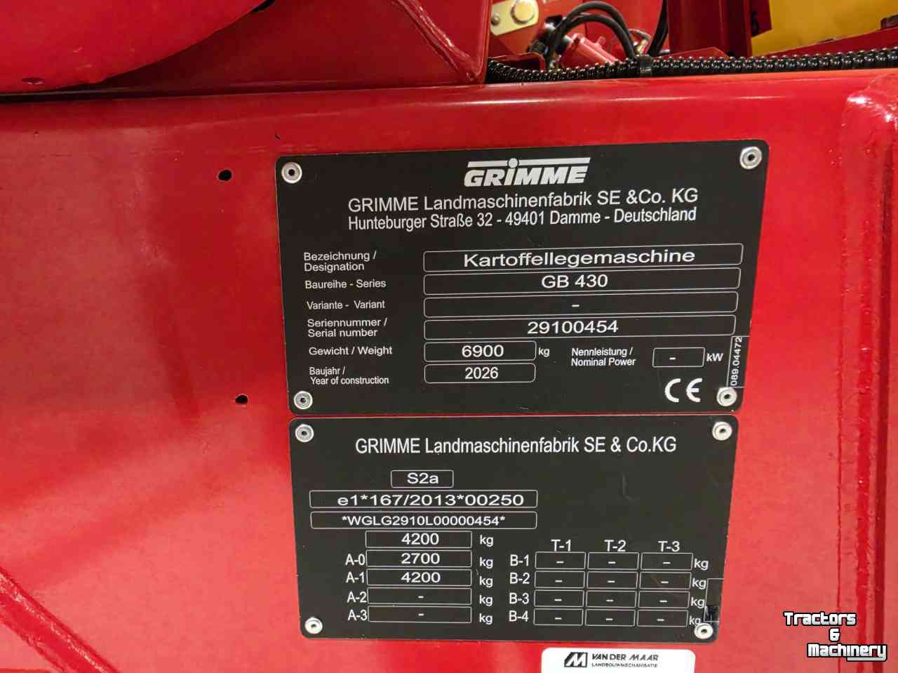 Potato planter Grimme GB430 type 2 | snarenbed pootmachine