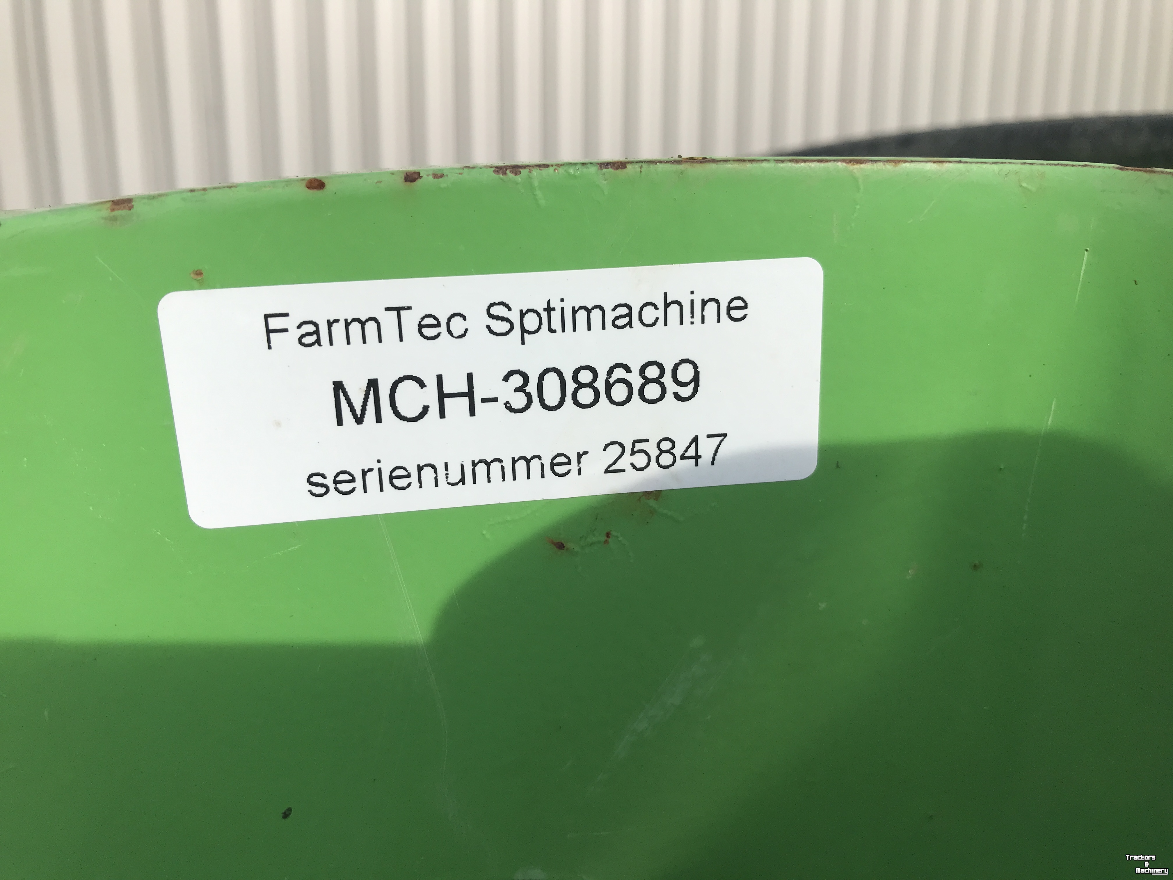Seedbed combination Farmtec Farmtec Spitmachine + Alpego Rotorkopeg