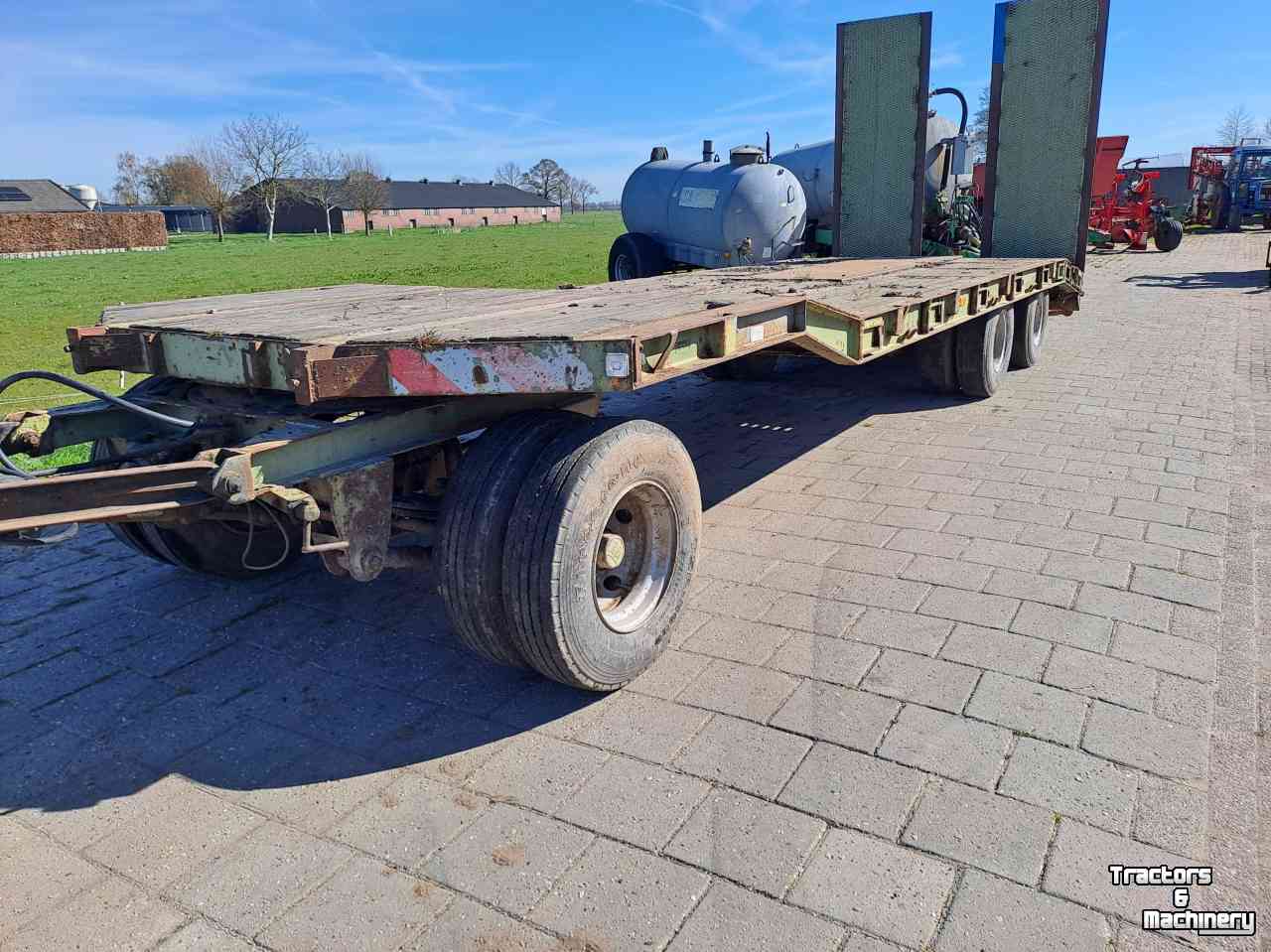 Ramp trailer  24 ton dieplader