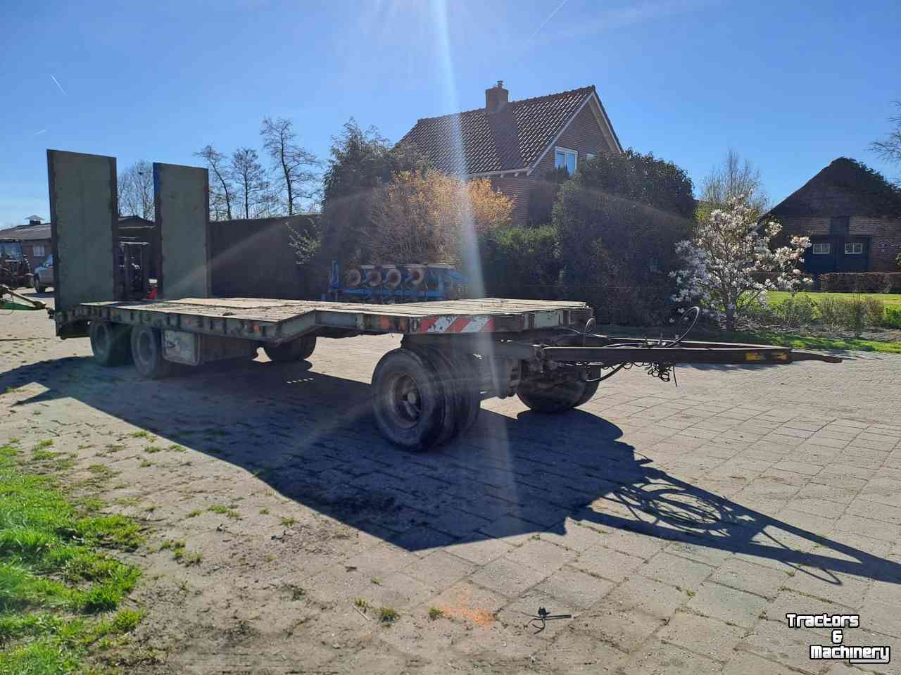 Ramp trailer  24 ton dieplader