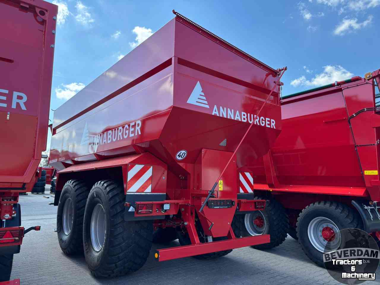 Elevated dumptrailer Annaburger Umladewagen HTS 24.16