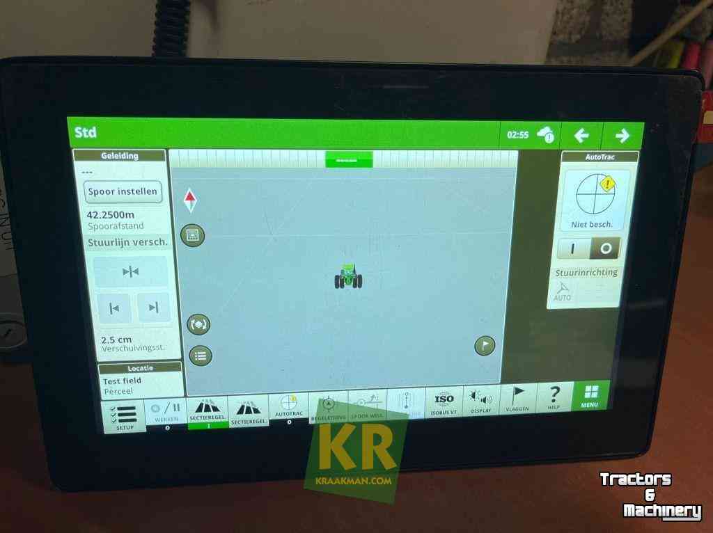 GPS steering systems and attachments John Deere G5 Display