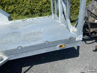Low loader / Semi trailer Heuvelmans Transportwagen machinetransporter oprijwagen