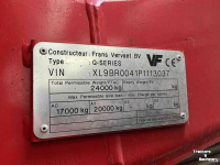Sugar beet harvester Vervaet Q 621 Bietenrooier