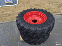 Wheels, Tyres, Rims & Dual spacers Trelleborg 650/65R42, Fendt 700,800