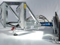 Rubber yard scraper Qmac Modulo Gummischieber für Wegen 210cm anbau JCB Q-Fit