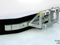 Rubber yard scraper Qmac Modulo rubber erfschuif straatschuif wegenschuif aanbouw Schaffer
