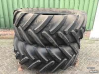 Wheels, Tyres, Rims & Dual spacers Michelin 600/70 R30 en 710/70 R42