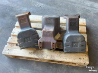 Tractor Massey Ferguson Moederblokken, gewicht, buikgewicht, 4387183M2, tractoren