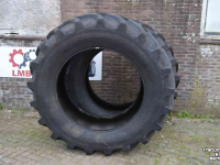 Wheels, Tyres, Rims & Dual spacers Firestone 580/70r42 demontage