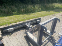 Rubber yard scraper Qmac 300 hydr schuinstelling +hoek  JCB en paletvork