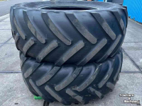 Wheels, Tyres, Rims & Dual spacers Michelin 2x Mach X BiB 710/70R38 Banden