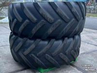 Wheels, Tyres, Rims & Dual spacers Michelin 2x Mach X BiB 710/70R38 Banden