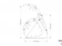 Silage Grabbucket / Grabfork Qmac Maxi Pelikaanbak Kuilbak Kuilgrijper