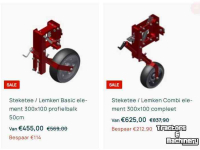 Inter-row cultivator Steketee Steketee Basic en Combi elementen aanbieding
