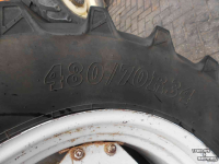 Wheels, Tyres, Rims & Dual spacers BKT 480/70r34