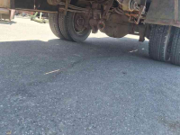 Low loader / Semi trailer  Oprijwagen opknapper