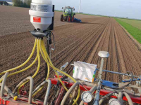 Granulate spreader Delimbe T14      T14 Duo  granulaat- kunstmest doseerapparaat - zaaimachine