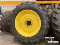 Wheels, Tyres, Rims & Dual spacers  480/80r42