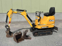 Mini-Excavator JCB Micrograafmachine JCB 8008 CTS met machinetransporter