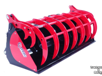 Silage Grabbucket / Grabfork Qmac PB220 Pelikaanbak / Grijp & Klem uithaalbak