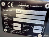 Excavator mobile Doosan DX140w-5