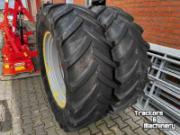 Wheels, Tyres, Rims & Dual spacers Michelin 540/65x38 Dubbellucht set 5-ster