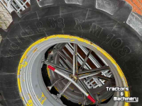 Wheels, Tyres, Rims & Dual spacers Michelin 540/65x38 Dubbellucht set 5-ster