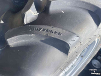 Wheels, Tyres, Rims & Dual spacers Firestone 480/70R38 en 380/70R28 verstelbare velgen