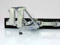 Rubber yard scraper Qmac Modulo schuifbalk met rubbermat Mailleux aanbouw