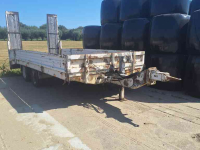 Low loader / Semi trailer  Dieplader met werk!