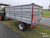 Dumptrailer Kersten 3,5 tons gegalvaniseerd kipper kipkar