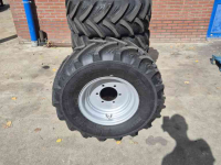 Wheels, Tyres, Rims & Dual spacers BKT 365/70R18 Multimax 6-gaats