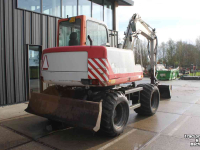 Excavator mobile Takeuchi TB070W mobiele graafmachine mobiele kraan bandenkraan