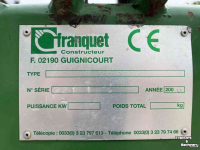 Seedbed combination Franquet 4,5 meter frontbereider triltanden