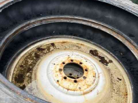 Wheels, Tyres, Rims & Dual spacers Alliance 4 stuks 340/85R48 waarvan 2 stuks compleet op dichte velg