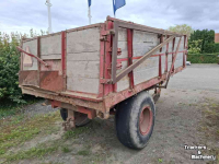 Dumptrailer Spijkstaal Enkelas kipper