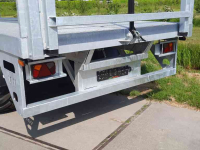Agricultural wagon Mulder Mulder Wagenbouw Transportwagen met hefdak