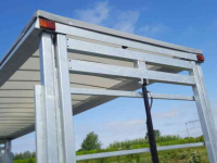 Agricultural wagon Mulder Mulder Wagenbouw Transportwagen met hefdak
