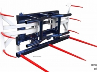 Bale clauw Qmac Verticale balengrijper met vorken / horizontale tanden