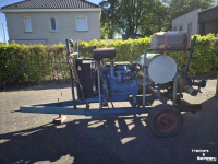 Stationary engine/pump set  pompset, regenmotor, pomp, beregening, mwm fendt motor