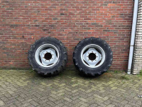Wheels, Tyres, Rims & Dual spacers Good Year 380/70R24 DT 812