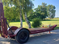 Ramp trailer Schuitemaker Oprijwagen heftruck mini kraan/ shovel