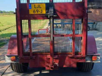Ramp trailer Schuitemaker Oprijwagen heftruck mini kraan/ shovel