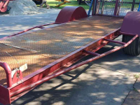 Ramp trailer Schuitemaker Oprijwagen heftruck mini kraan/ shovel