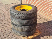 Wheels, Tyres, Rims & Dual spacers  4 banden met velg 6.50 R15 wielen