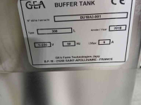 Milk tank GEA buffertank 300 l