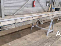 Conveyor  8500X420 MM TRANSPORTBAND VLAKKE BAND FLAT BELT CONVEYOR BELT FLACHBAND FÖRDERBAND