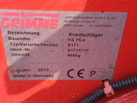 Haulm Topper Grimme Ks 75-4